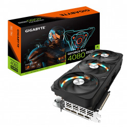 Gigabyte GeForce RTX™ 4080 SUPER GAMING OC 16G / 16GB GDDR6X 256bit, 2595/23000 MHz, CUDA 10240, Triple Fan, PCIeX16 4.0, 1xHDMI, 3xDP, WindForce Cooling System, 9xCopper Heatpipes, 3x110mm Unique Blade Fans, RGB Fusion, Dual Bios, Protection Backplate, A